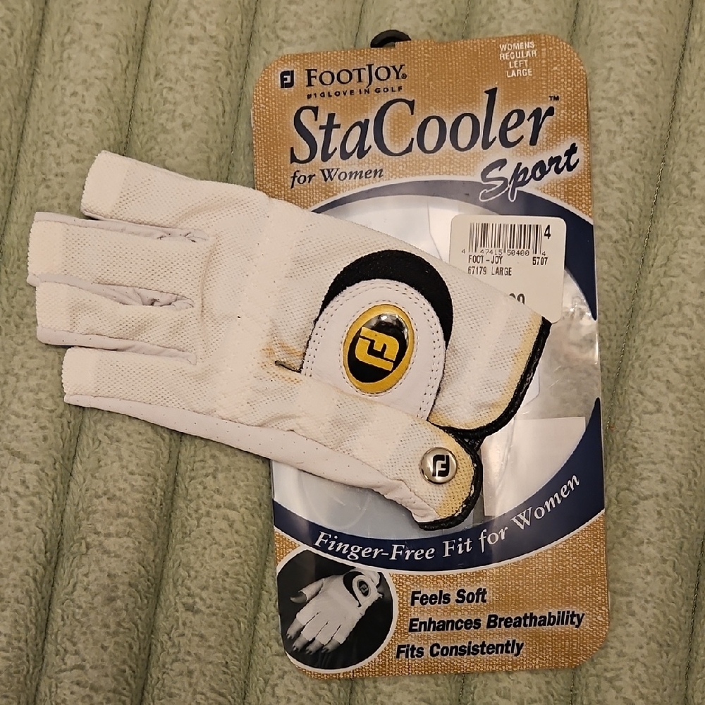 FootJoy StaCooler Sport Women's White Golf Glove